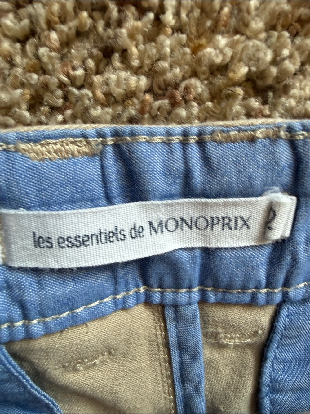 les essentiels de MONOPRIX Kids Light Blue Denim Bottoms